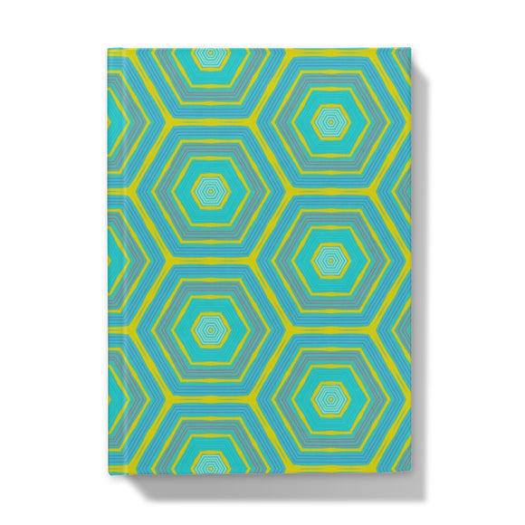 Turquoise Honeycomb Hardback Journal
