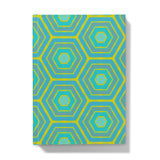 Turquoise Honeycomb Hardback Journal
