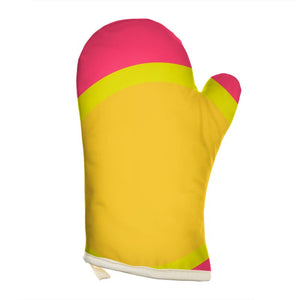 Pink Yellow Sun Luxury Oven Glove