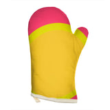Pink Yellow Sun Luxury Oven Glove