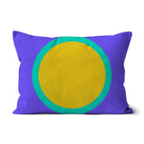 Purple Yelllow Sun Luxury Cushion