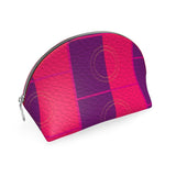 Pink Gold Rings Shell Leather Pouch