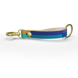 Orange Sky Diamond Leather Strap Keychain
