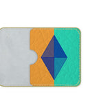 Orange Sky Diamond Leather Card Case