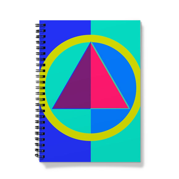 Sky Pink Diamond Spiral Notebook