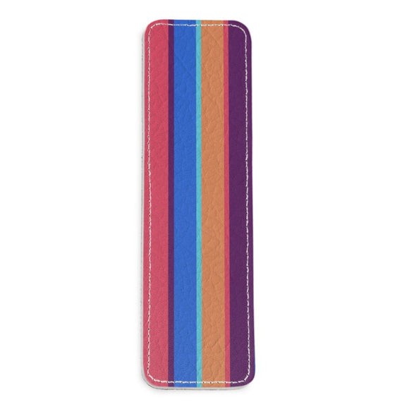 Pretty in Pink Leather Bookmark
