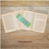 Watermelon Lime Leather Bookmark