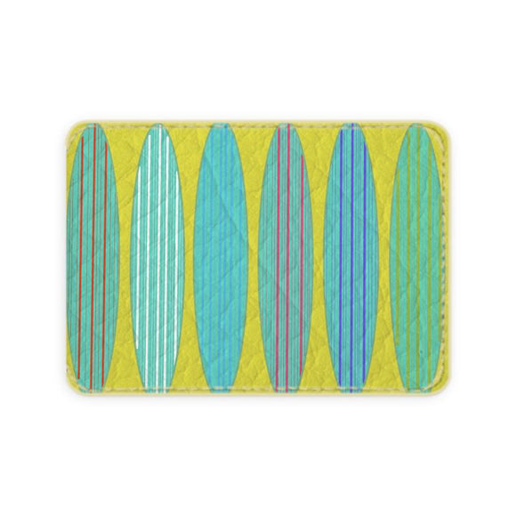 Watermelon Lime Leather Card Case