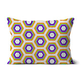 Rainbow Honeycomb Luxury Cushion