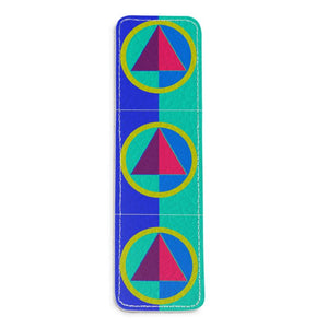 Sky Pink Diamond Leather Bookmark