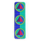 Sky Pink Diamond Leather Bookmark