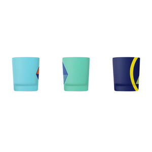 Tapered Glass Tealight Holder Gift Set
