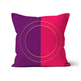 Pink Gold Rings Cushion