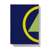 Navy Lime Diamond Hardback Journal