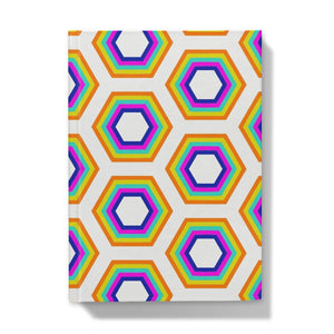 Rainbow Honeycomb Hardback Journal