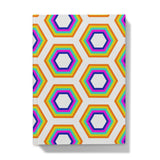 Rainbow Honeycomb Hardback Journal