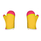 Pink Yellow Sun Luxury Oven Glove
