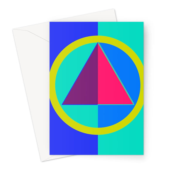 Sky Pink Diamond Fine Art Card