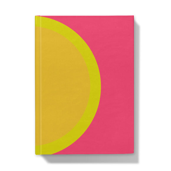 Pink Yellow Sun Hardback Journal