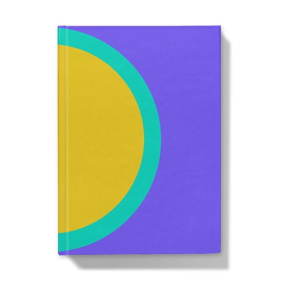 Purple Yelllow Sun Hardback Journal