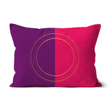 Pink Gold Rings Cushion