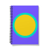 Purple Yelllow Sun Notebook