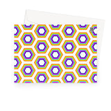 Rainbow Honeycomb Fine Art Card