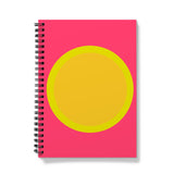 Pink Yellow Sun Notebook